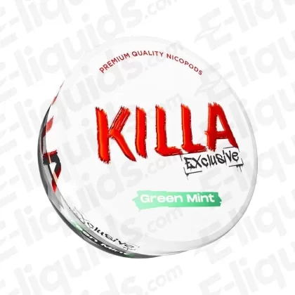 Green Mint Exclusive Nicotine Pouch by Killa