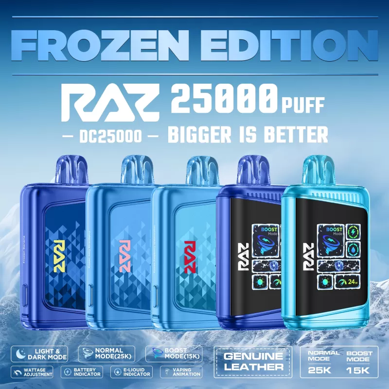 RAZ LTX 25K Puff "Frozen Edition" Disposable Device – 25000 Puffs - Frozen Dragonfruit Lemon