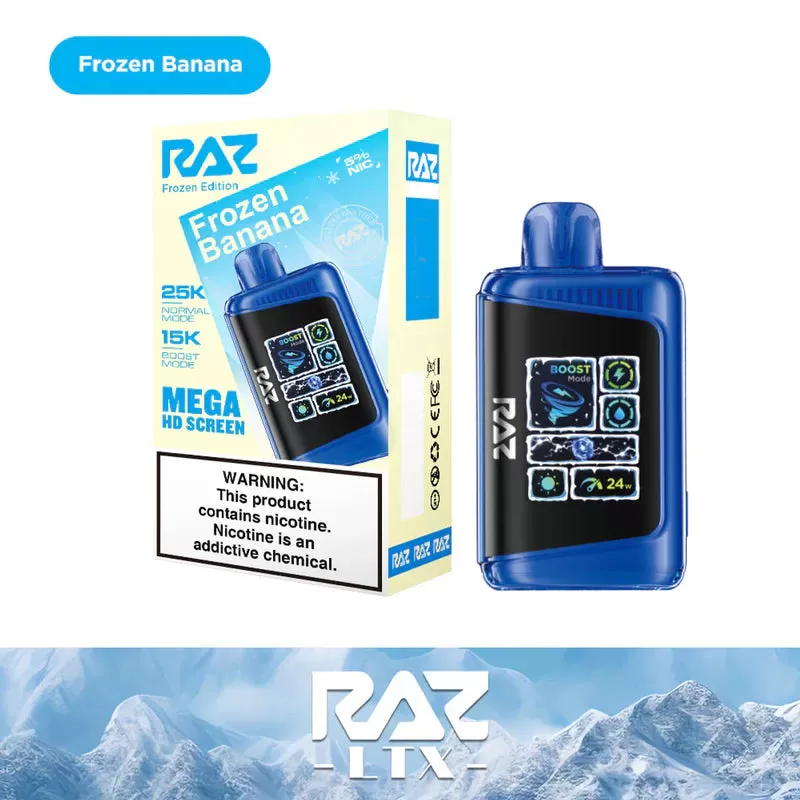 RAZ LTX 25K Puff "Frozen Edition" Disposable Device – 25000 Puffs - Frozen Dragonfruit Lemon - Image 2