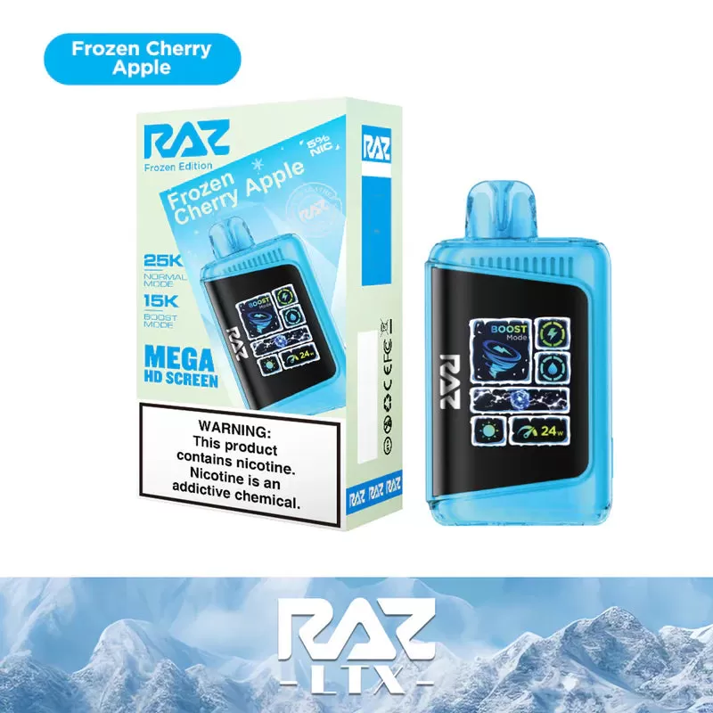 RAZ LTX 25K Puff "Frozen Edition" Disposable Device – 25000 Puffs - Frozen Dragonfruit Lemon - Image 3