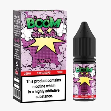 Vimto Boom Nic Salt E Liquid 10ml | 10mg & 20mg | 50/50 VG/PG