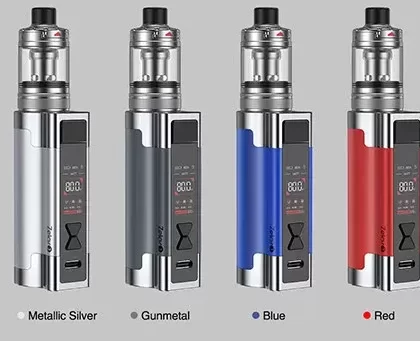 Aspire Zelos 3 Kit - Colour#Black>Blue>Gunmetal>Metallic Silver>Pink>Red