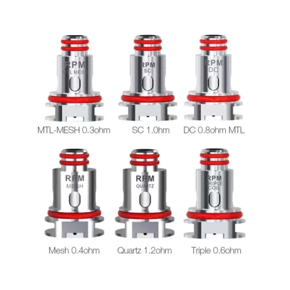 SMOK RPM Replacement Coil for Nord 4, Thallo, Thallo S, Nord X, RPM 2 Kit, RPM 2S, SCAR-P3, SCAR-P5, RPM Lite, Alike, Pozz X, Nord 2, Fetch Pro, RPM80, RPM80 Pro, Fetch Mini, RPM40,Morph Pod (FE0CA2)