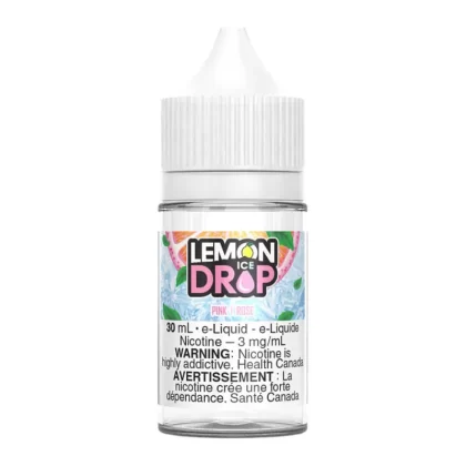 Lemon Drop Ice Freebase E-Liquid - Pink 30ml - 6mg/ml