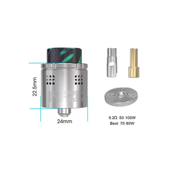 Vandy Vape Maze Sub Ohm BF RDA Atomizer (2ML) - Rainbow - Image 2