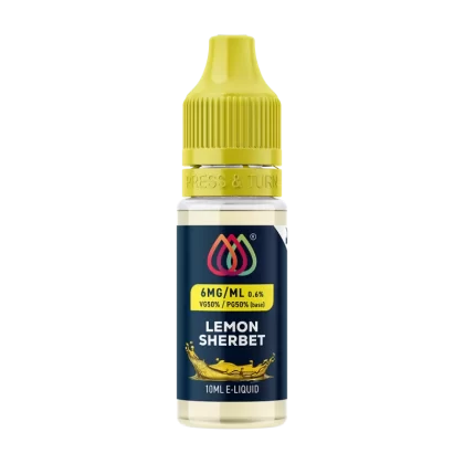 Lemon Sherbert E-Liquid by Aquavape - 10ml - 6mg - Vape Product