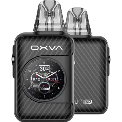 OXVA Xlim SQ Pro 2 Vape Pod Kit - Colour#Black Carbon>Black Leather>Blue Shadow>Brown Leather>Brown Wood>Celadon Marble>Dream Pink>Dream Purple>Frost Marble>Gunmetal Wood