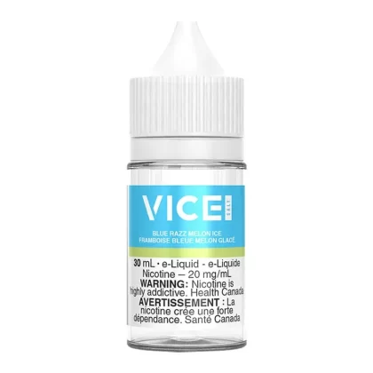 Vice Salt Nic E-Liquid – Blue Razz Melon Ice 30ml - Nicotine Strength#12mg/ml>20mg/ml