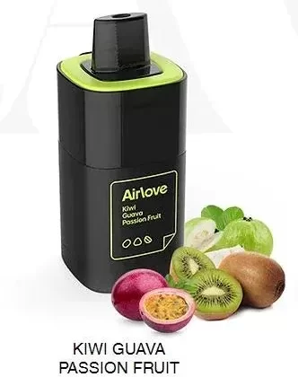 Kiwi Guva Passion Fruit AirLove BL4000 Disposable Vape Rechargeable (5%, 4000 Puffs)