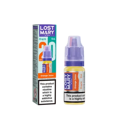 Lost Mary Orange Juice 10ml Nic Salts E-Liquid - 5mg