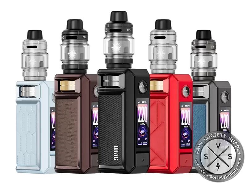 VOOPOO DRAG 6 220W Starter Kit - Black, Blue