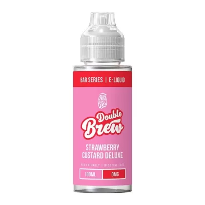 Strawberry Custard Deluxe By Double Brew XL 100ml Shortfill