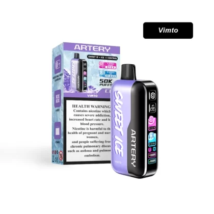 Artery CL6 50K Rechargeable Disposable Vape (50,000 Puffs) - Grape Cranberry / 50 mg