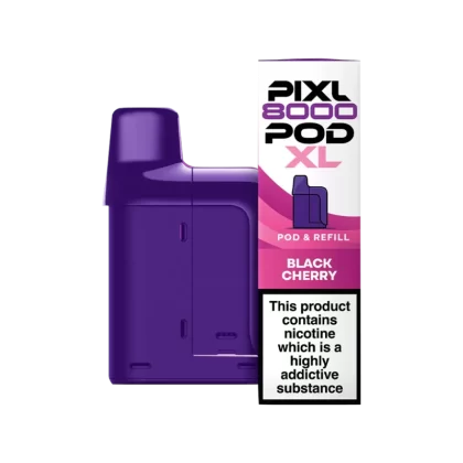 Black Cherry Pixl 8000 Refill Pack - Vape Product
