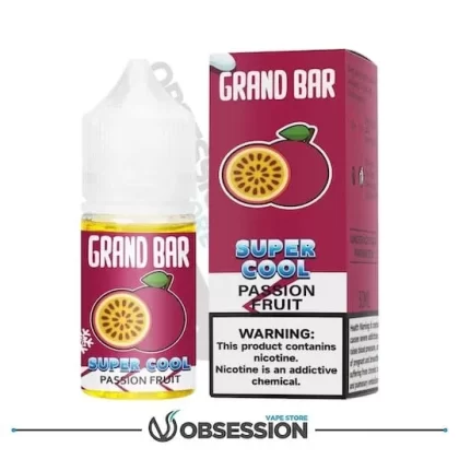 Passion Fruit Super Cool Salt 30ml | Grand Bar Premium Liquid