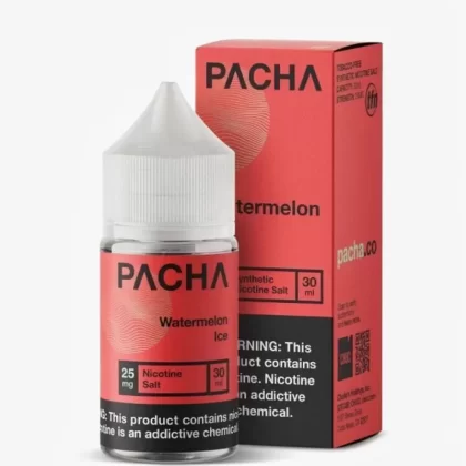 Watermelon ICE SALT – Pachamama – 30mL – Made in USA Menthol