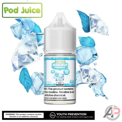 Pod Juice Jewel Mint Diamond Salt Nicotine 30mL - Salt Nicotine 20mg - 30mL, Salt Nicotine 35mg - 30mL