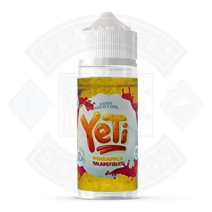 Yeti Ice Cold Pineapple Grapefruit 0mg 100ml Shortfill E-Liquid