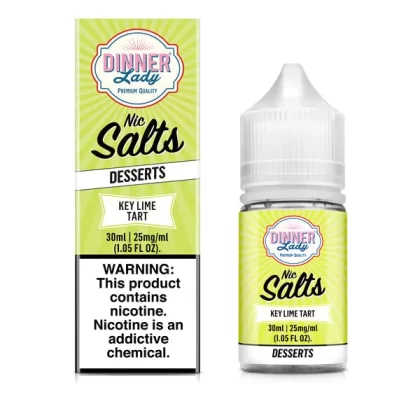 Dinner Lady Key Lime Tart TFN 30mL Salt Nicotine Vape Juice - 25MG