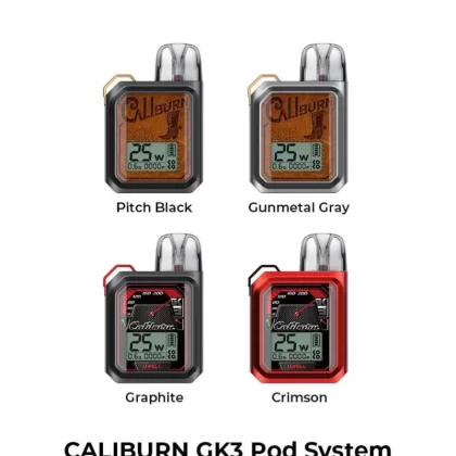 Uwell Caliburn GK3 Vape Kit - Silver