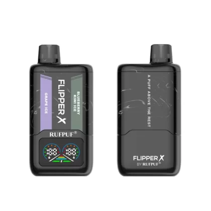 Rufpuf Flipper X Disposable – Grape Ice + Blueberry Kiwi Ice 50mg (40000 Puffs)