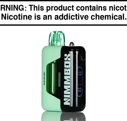NimmBox Flux 40K Puffs Disposable Vape – 20mL - Baja Splash, Blue Razz Ice