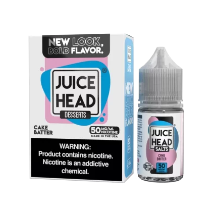 Juice Head Salts - Cake Batter - 30ML E-Liquid - 35MG