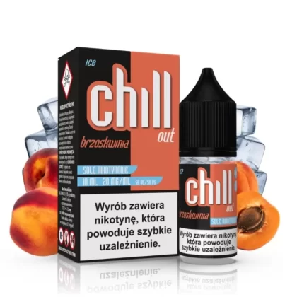 Liquid Chill Out Salt 20mg 10ml Brzoskwinia Ice