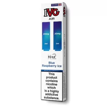Blue Raspberry Ice Air Pods by IVG - 20 mg/ml (F8F22C)