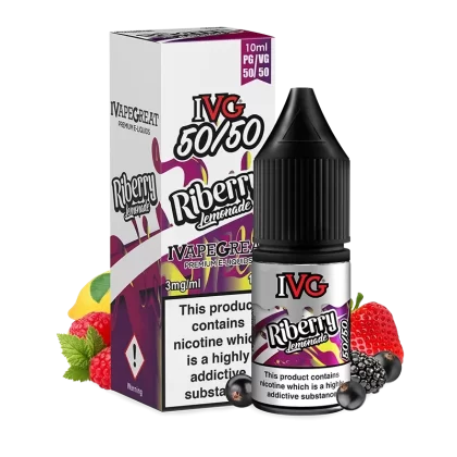Riberry Lemonade E-Liquid by IVG 50/50 – 10ml