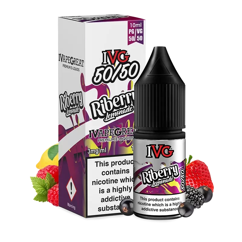 Riberry Lemonade E-Liquid by IVG 50/50 – 10ml