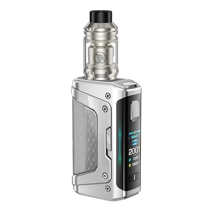GeekVape Aegis Legend 5 Vape Kit - Frost Silver - Ilovevapour - Image 3