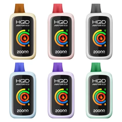 HQD Wapor Pro 20000 Puffs Disposable Vape Kit - flavor#Grape Ice>Black Ice>Passion Fruit Mango>Strawberry Kiwi>Blue Razz Ice>Watermelon Pineapple Ice>Mango Ice>Vanilla Custard Tobacco>Sky Mi