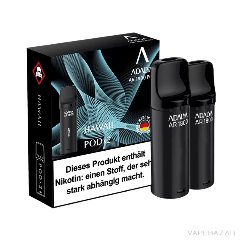 Adalya Alpha Pods – Hawaii – (2er Pack) - Adalya / Nikotinbenzoat / Propylenglykol / Aromastoffe / Glycerin - Image 3