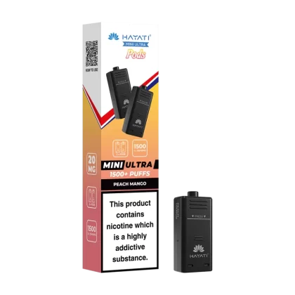 Peach Mango Hayati Mini Ultra Refill Pack - 20mg - Vape Product