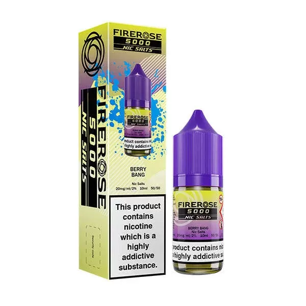 Firerose 5000 Berry Bang Nic Salt by Elux