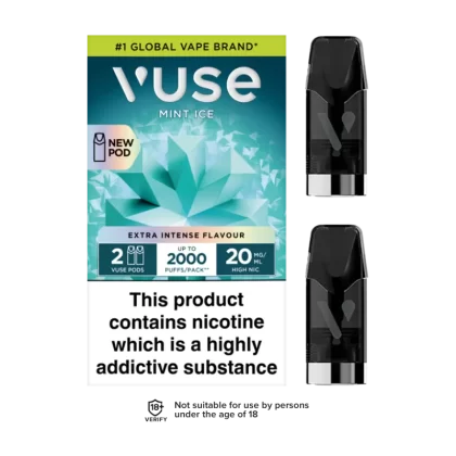 Mint Ice Vuse Pro Pods - 10mg - Vape Product (79DA79)
