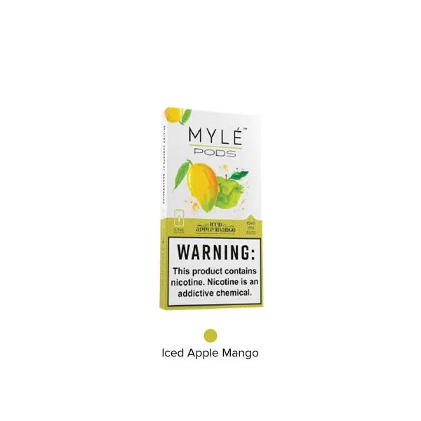 MYLE VAPE PODS: Iced Apple Mango (50mg) - Image 2