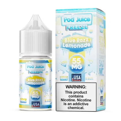Pod Juice FREEZE - Blue Razz Lemonade - 30ML E-Liquid - 55MG