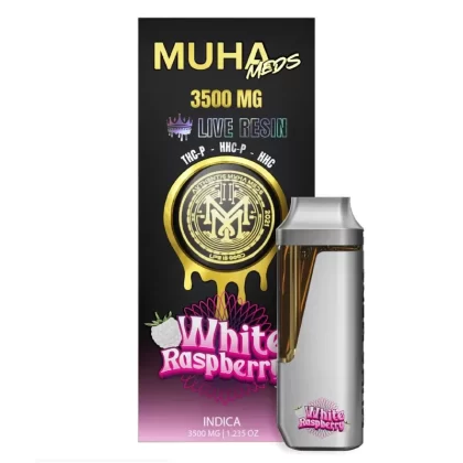 Muha Meds Live Resin HHC + THC-P Vaporizer – 3500mg