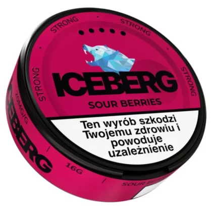 Woreczki nikotynowe ICEBERG 20mg – Sour Berries Snus AKCYZA
