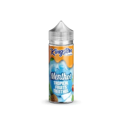 Menthol – Tropical Fruits Kingston 100ml Nicotine Free 0mg E Liquid VAPE Juice