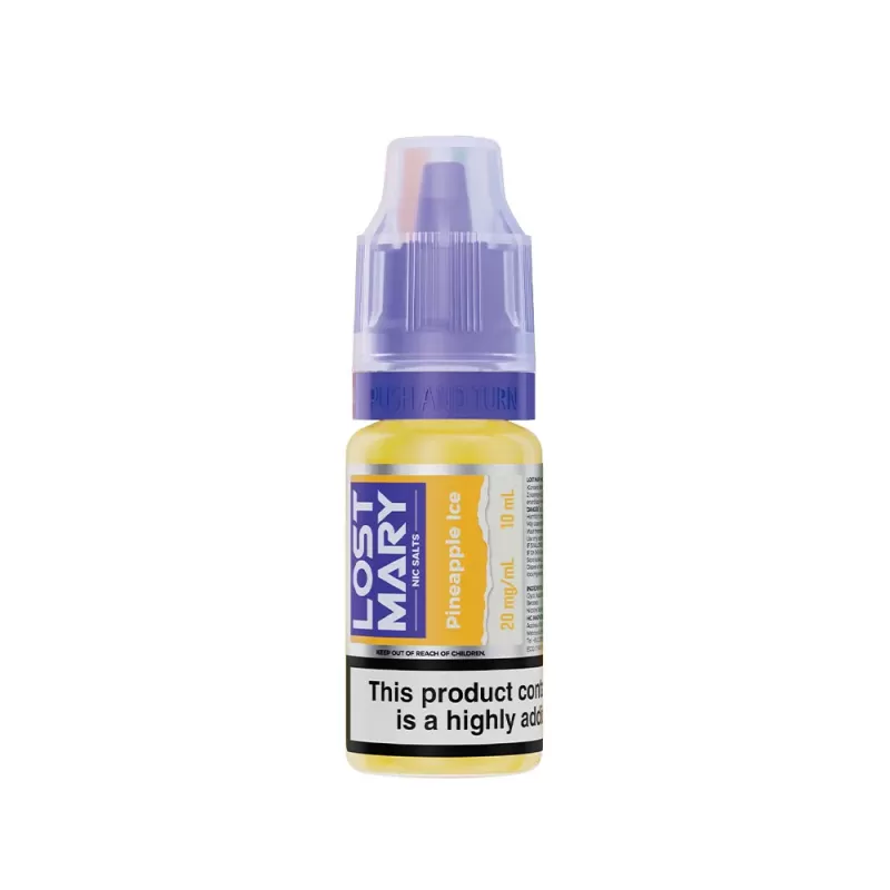 Lost Mary Pineapple Ice Nic Salt E-Liquid - 10mg - Image 2