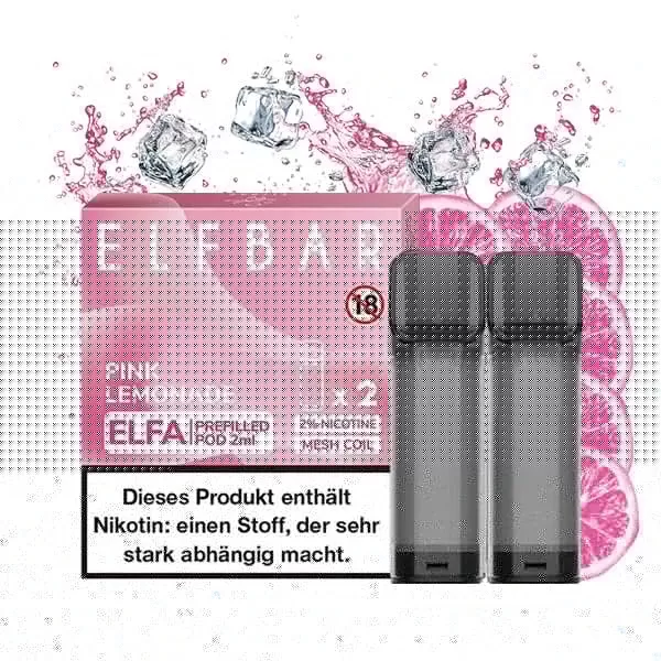ELFBAR – Elfa Pre-Filled Pod – Pink Lemon 2/Pack