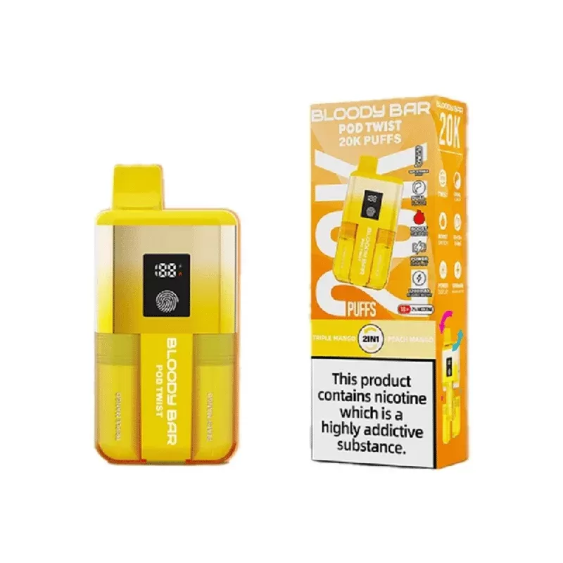 Bloody Bar 20K Prefilled Pod Kit Triple Mango / Peach Mango - Nicotine Strength#20mg (4C7332)