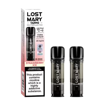 Strawberry Ice Lost Mary Tappo Pods - 20mg - Vape Product