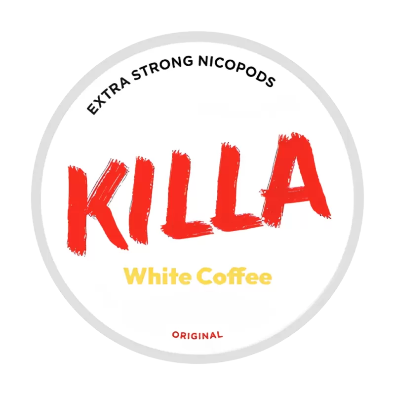 White Coffee Killa Nicotine Pouches - Vapeshop Co