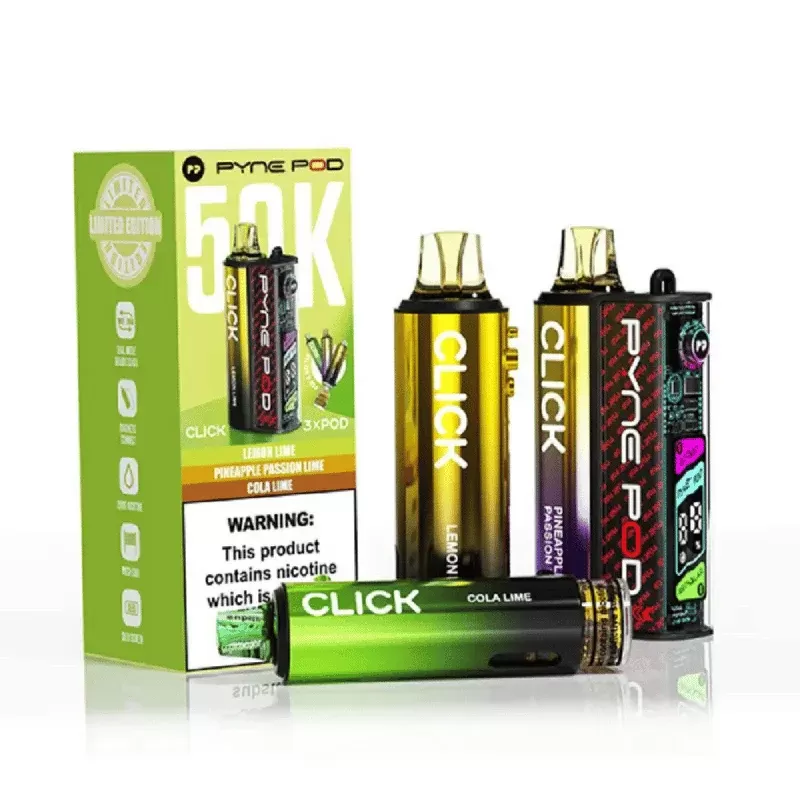 Pyne Pod Click 50k Prefilled Pod Kit Lime Edition - Ejuicewarehouse
