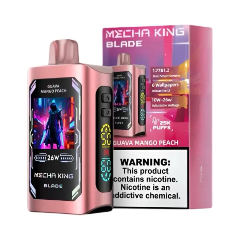 Guava Mango Peach – Mecha King – Blade 25000 - Vape Store