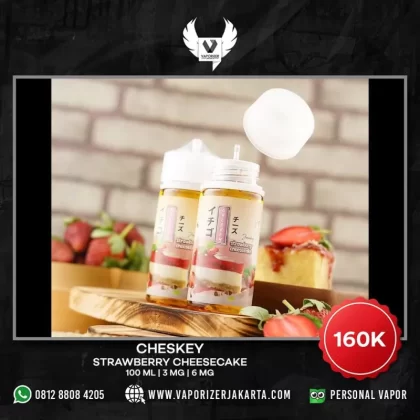 CHESKEY STRAWBERRY CHEESECAKE 100 ML - 3 mg / 6 mg / 100 ml